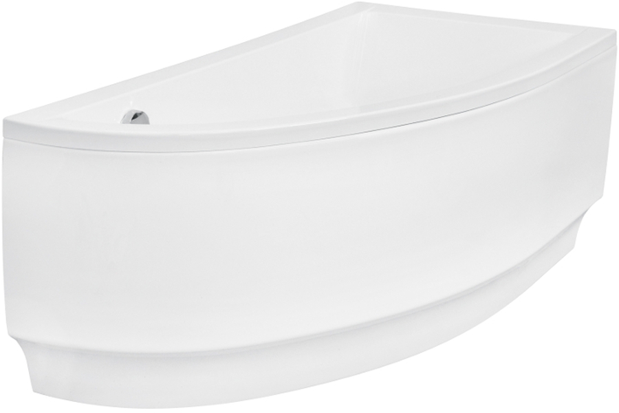 Set Eckbadewanne Besco Praktika #WAP-140-NP, Badewannenverkleidung Besco Praktika OAP-140-NP