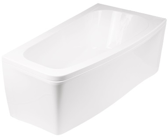 Set Eckbadewanne Besco Luna #WAL-150-NP, Badewannenverkleidung Besco Luna OAL-150-NP