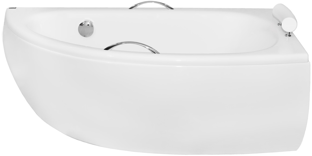 Set Eckbadewanne Besco Milena #WAM-150-NP, Badewannenverkleidung Besco Milena OAM-150-NP