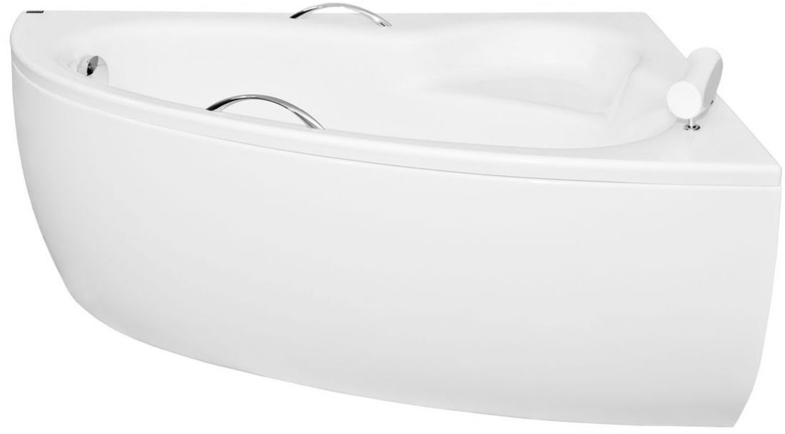 Set Eckbadewanne Besco Natalia #WAN-150-NP, Badewannenverkleidung Besco Natalia OAN-150-NP