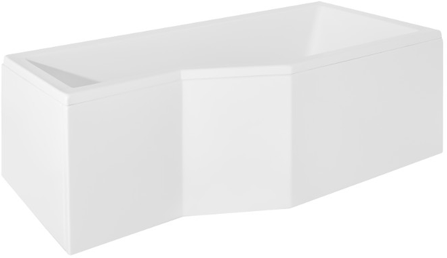 Set Eckbadewanne Besco Integra #WAI-150-PP, Badewannenverkleidung Besco Integra #OAI-150-NS