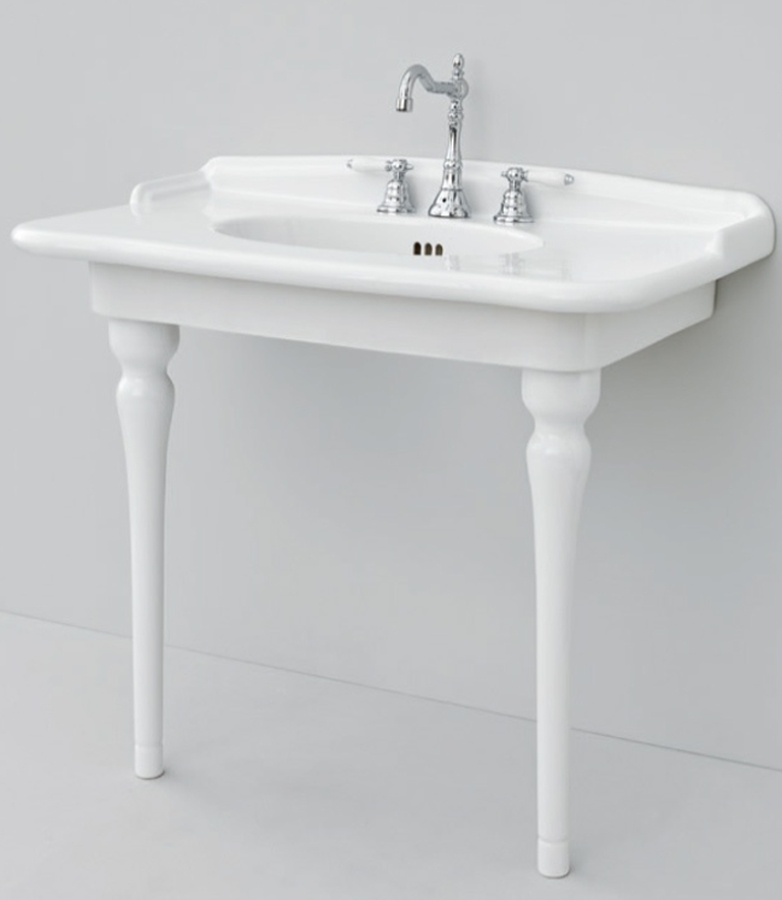 Art Ceram Hermitage Waschbecken 92x58 cm rechteckig Klassisch weiß HEL00501;00