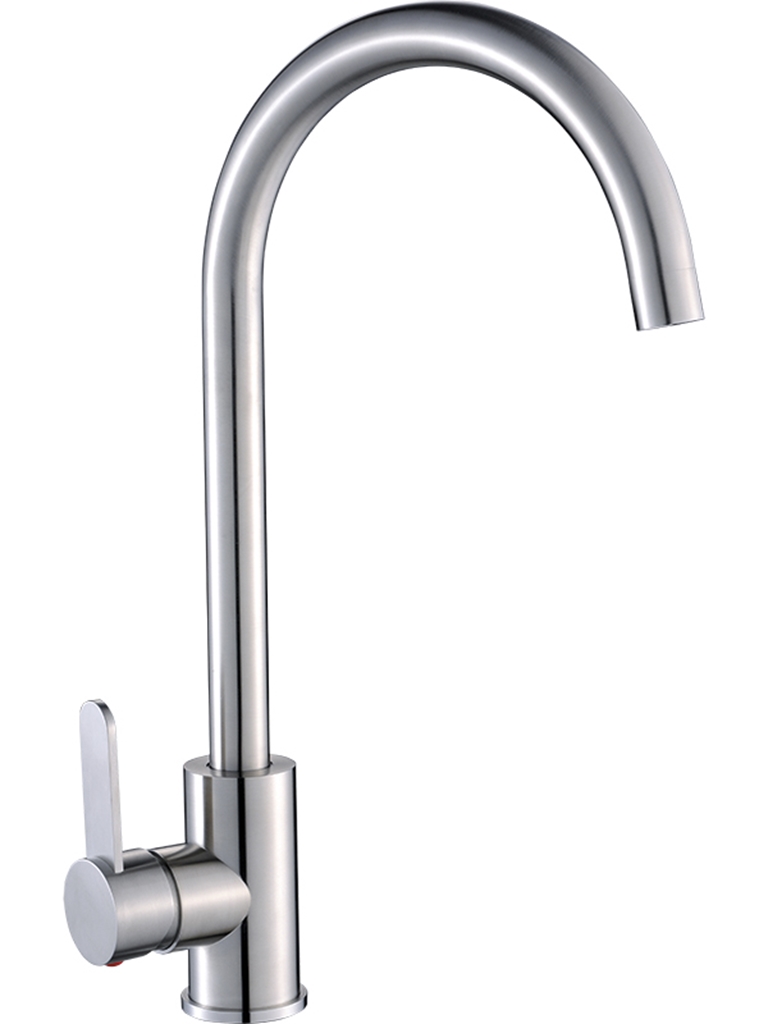 Laveo Bona küchenarmatur stehend edelstahl BAB268D