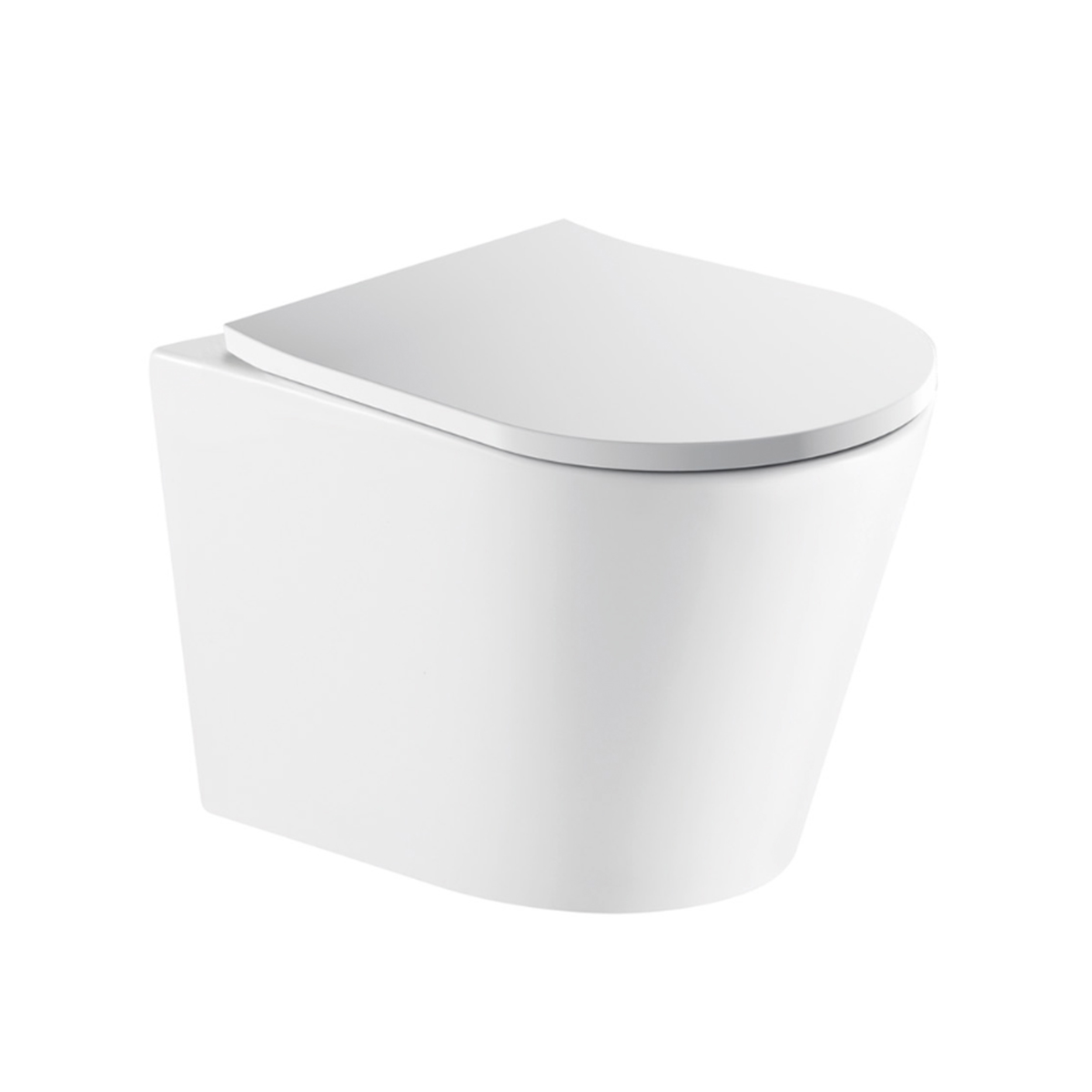 Hagser Otis WC-Becken mit Absenkautomatik-Sitz hängend Spülrandlos weiß HGR40000042