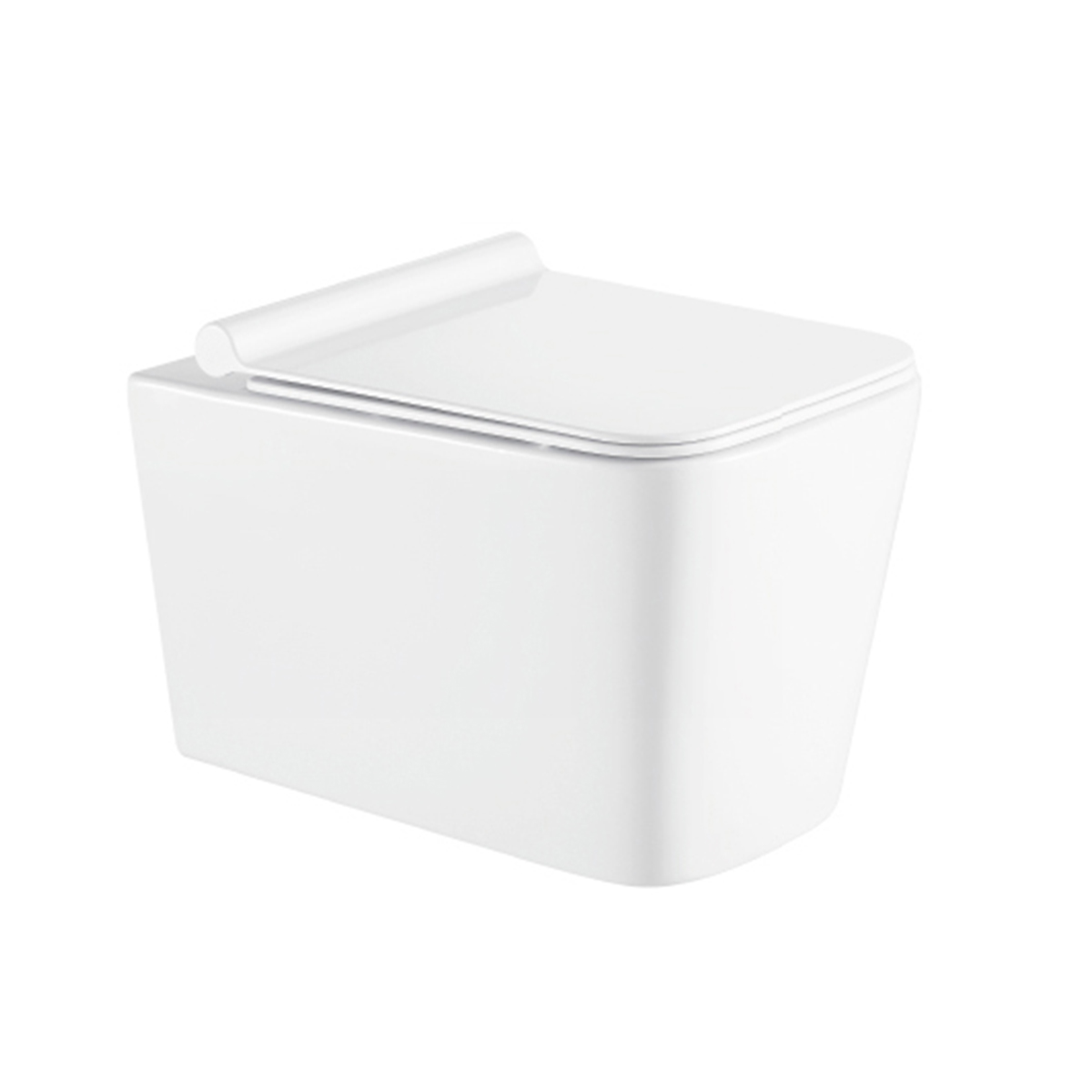 Hagser Lina WC-Becken mit Absenkautomatik-Sitz hängend Spülrandlos weiß HGR50000042