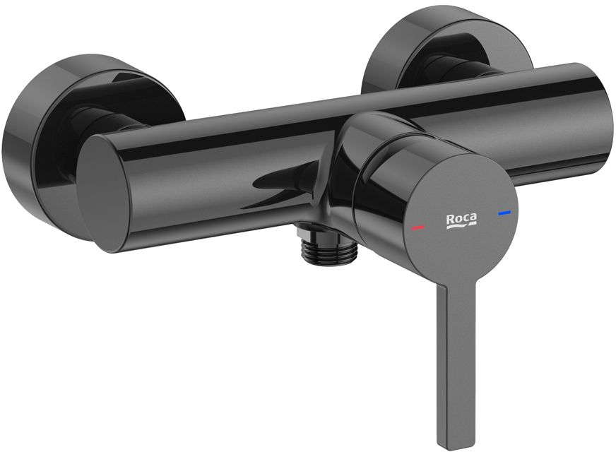 Roca Naia Black Duschbatterie Wandmontage schwarz A5A2196CN0