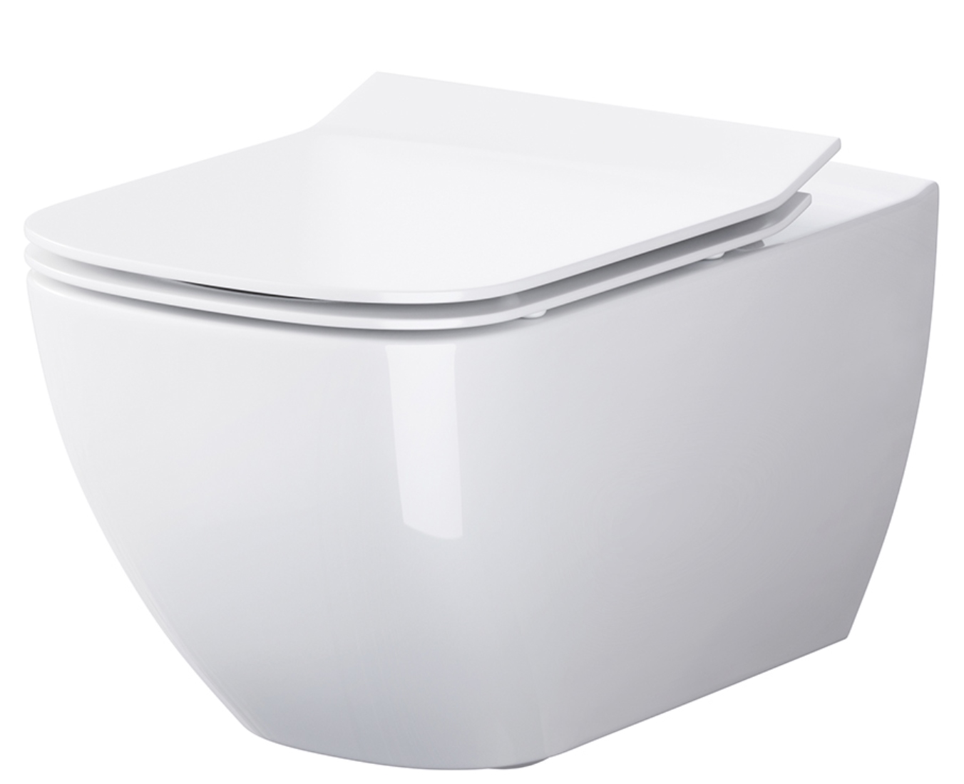 Cersanit Virgo WC-Set mit Sitz hängend Spülrandlos weiß S701-427