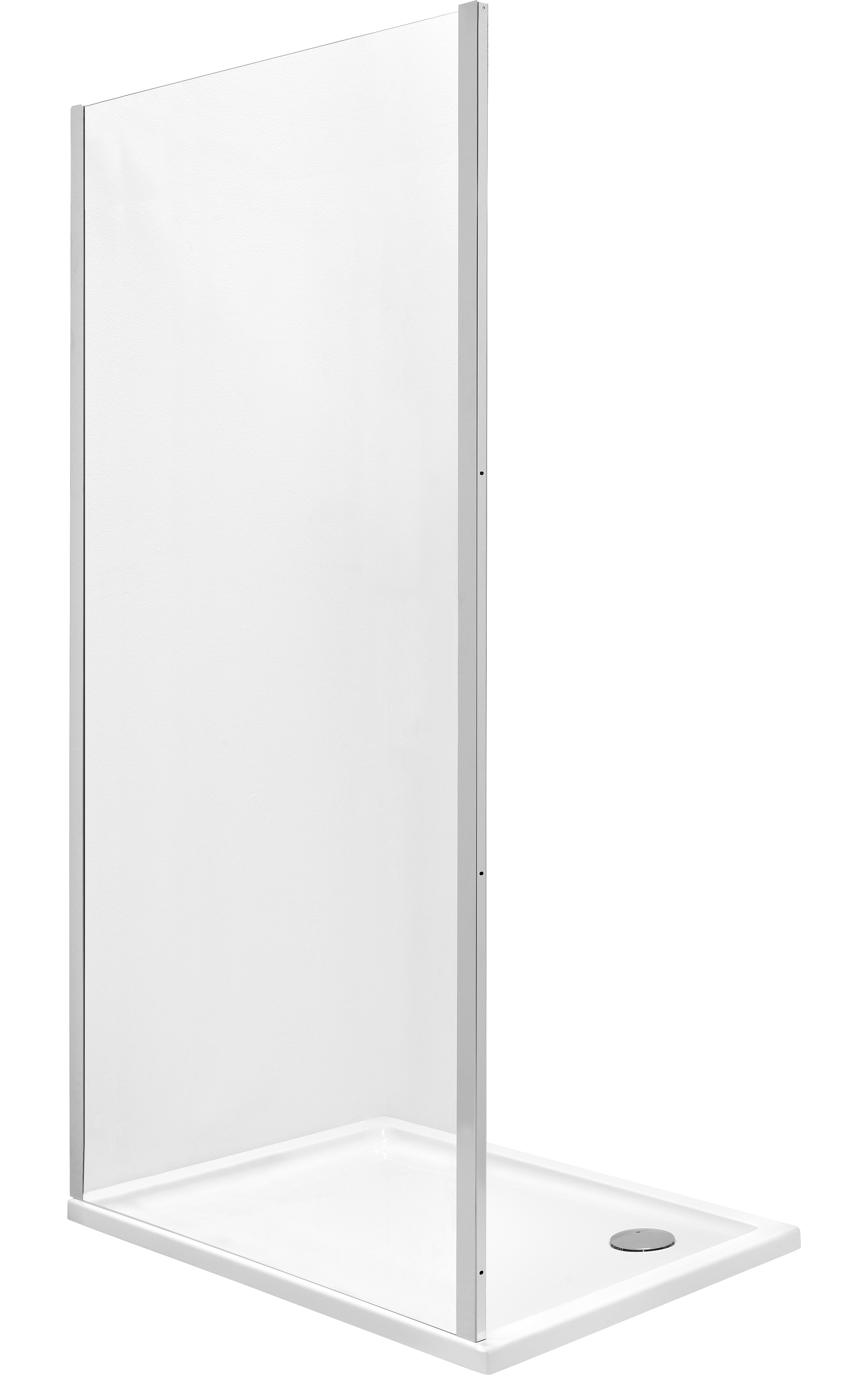 Roca Town-N Duschwand 70 cm chrom Glanz/durchsichtiges Glas AMP2307012M