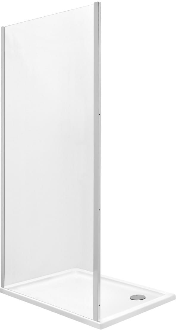 Roca Town-N Duschwand 90 cm chrom Glanz/durchsichtiges Glas AMP2309012M