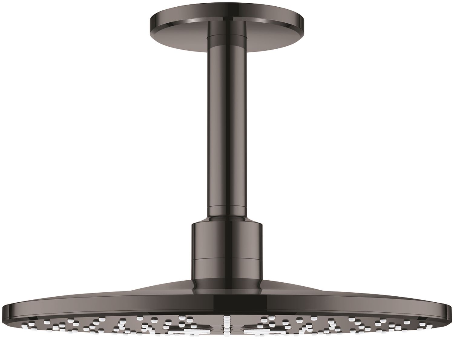 Grohe Rainshower Kopfbrause mit Arm 31x31 cm rund Hard Graphite 26477A00