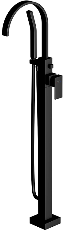 Steinberg 135 Badewannen- und Duscharmatur freistehend schwarz 1351162S