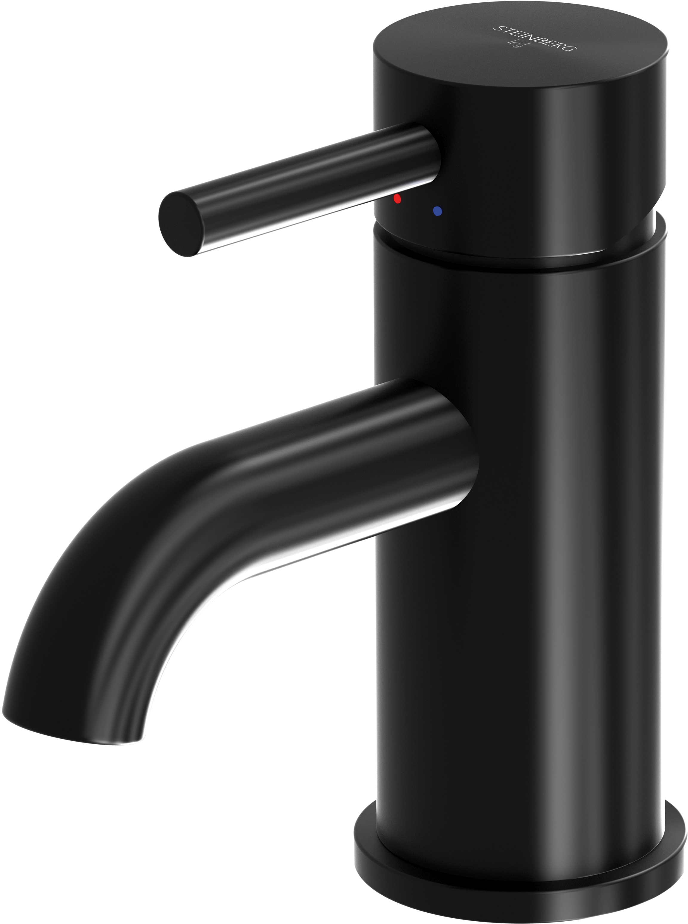 Steinberg 100 Waschtischarmatur Stehend schwarz 1001010S