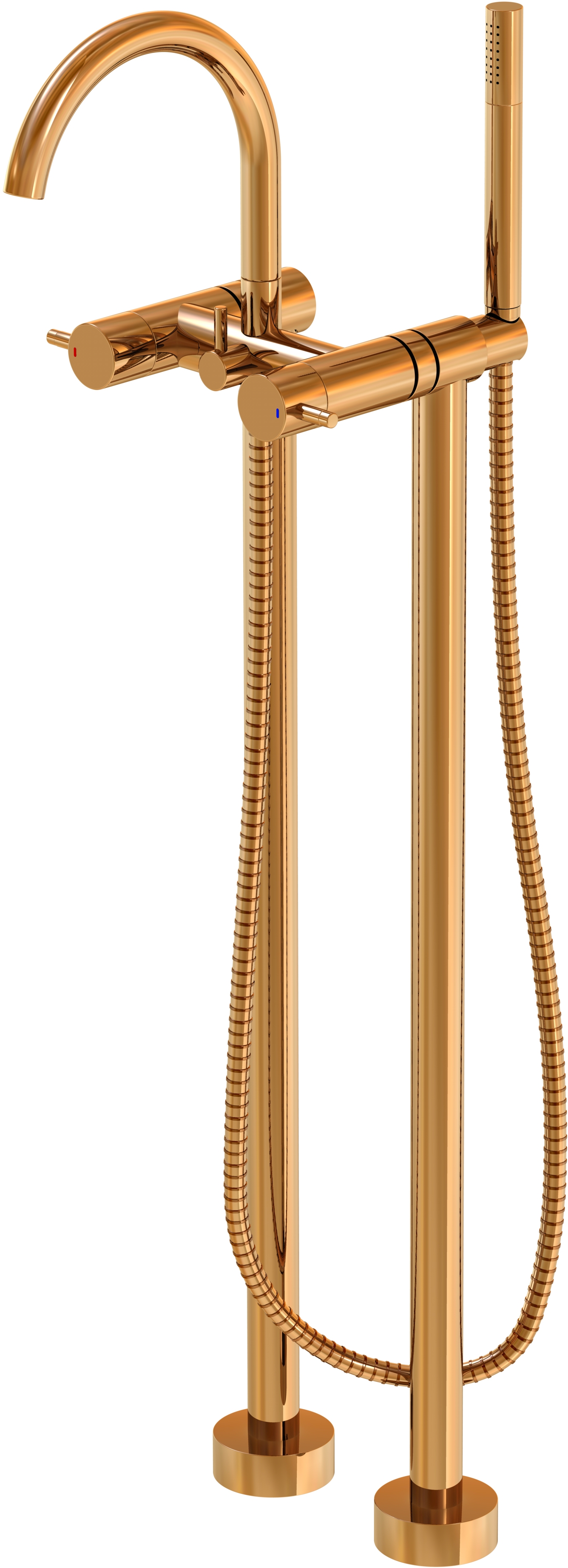 Steinberg 100 Badewannen- und Duscharmatur freistehend || 1001162RG