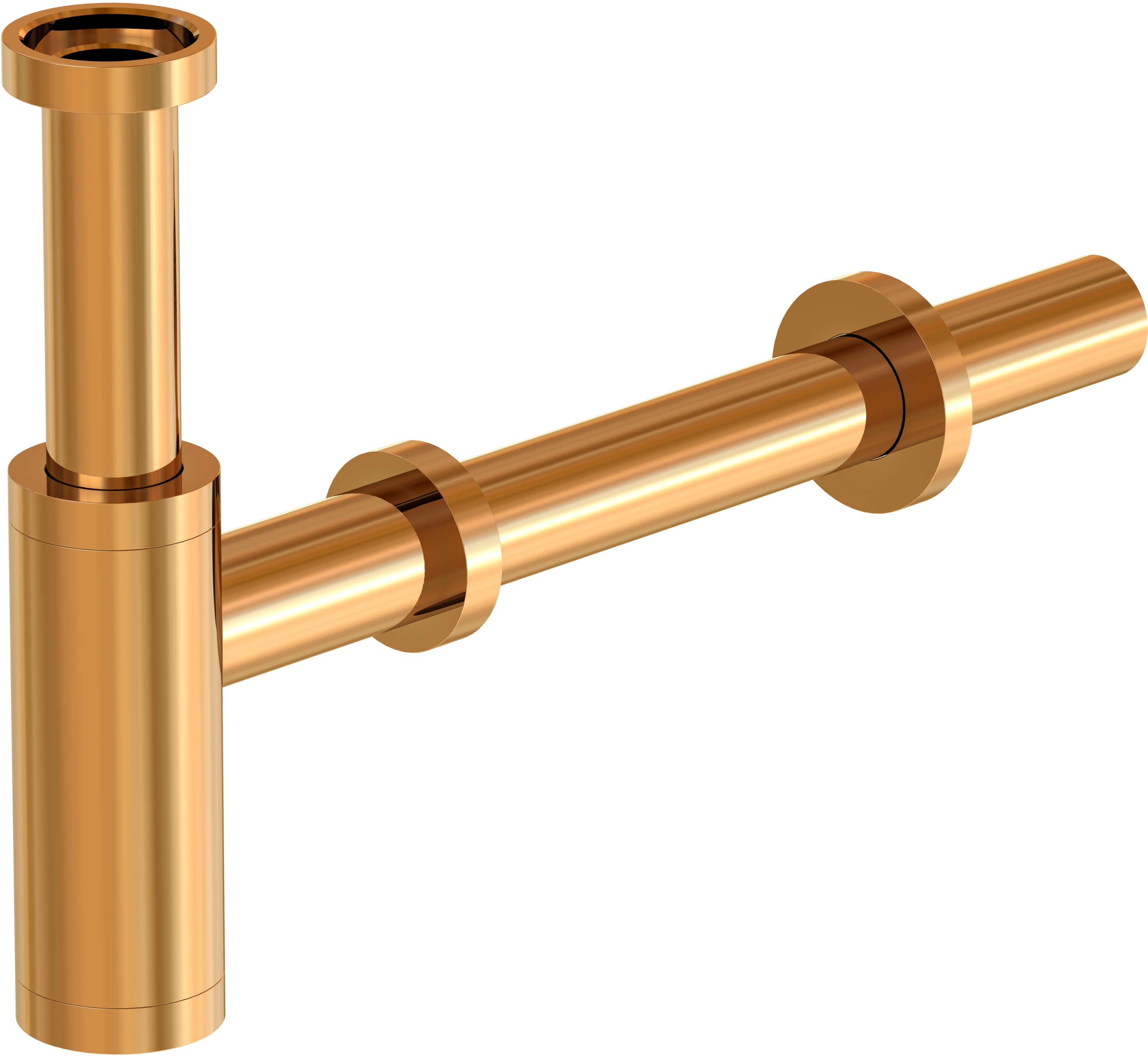 Steinberg 100 Siphon für das Waschbecken flaschen roségold 1001696RG