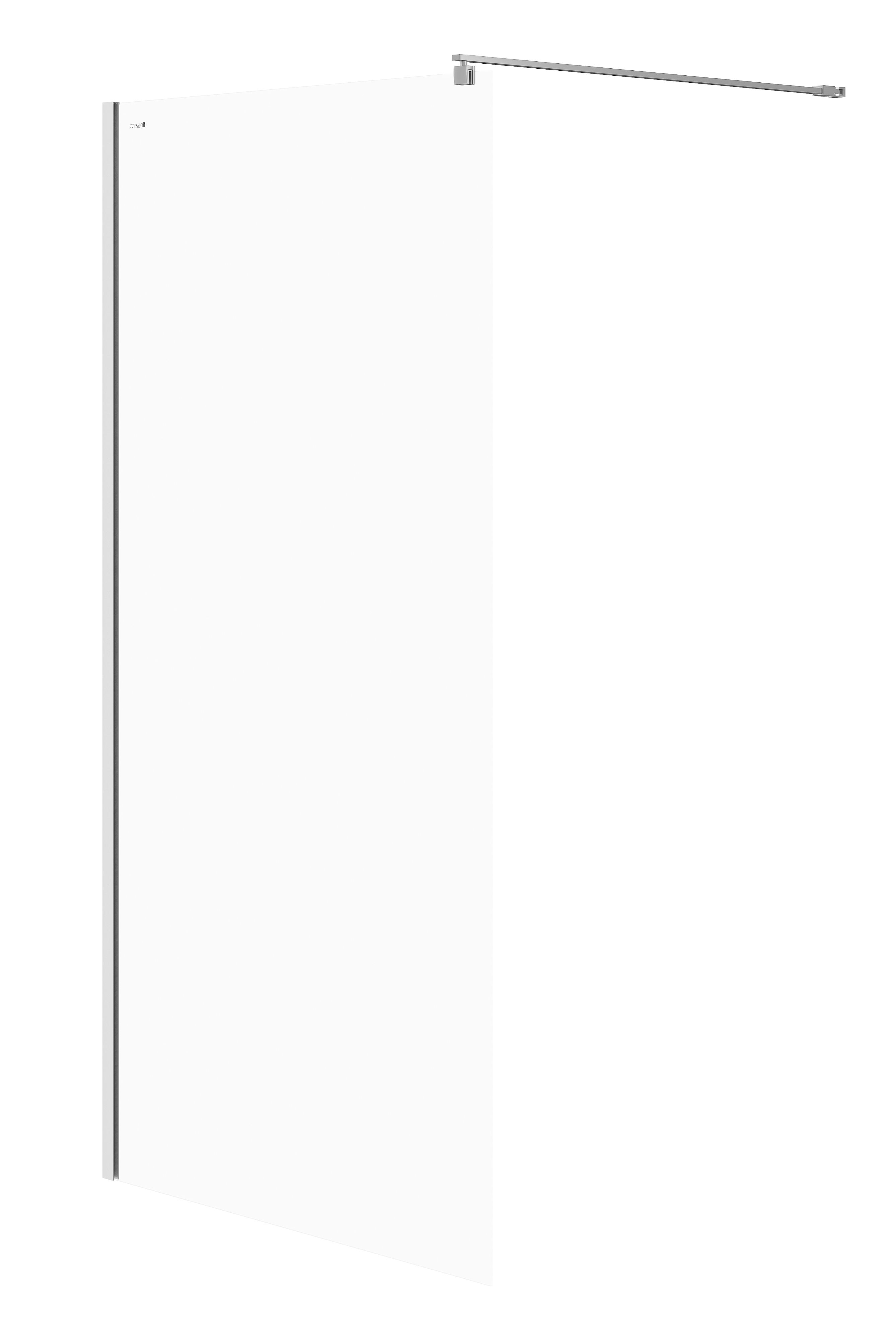 Cersanit Mille Begehbare Duschwand 100 cm chrom Glanz/durchsichtiges Glas S161-001