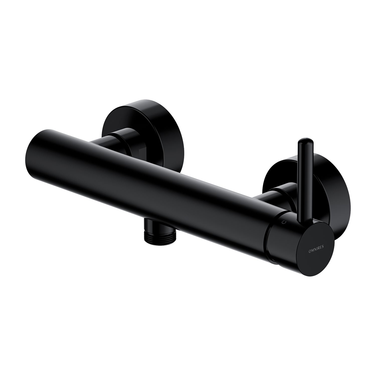 Omnires Y Duschbatterie Wandmontage schwarz Y1240BL