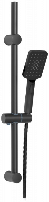 Invena Nyks Duschset Wandmontage schwarz AU-32-Z04