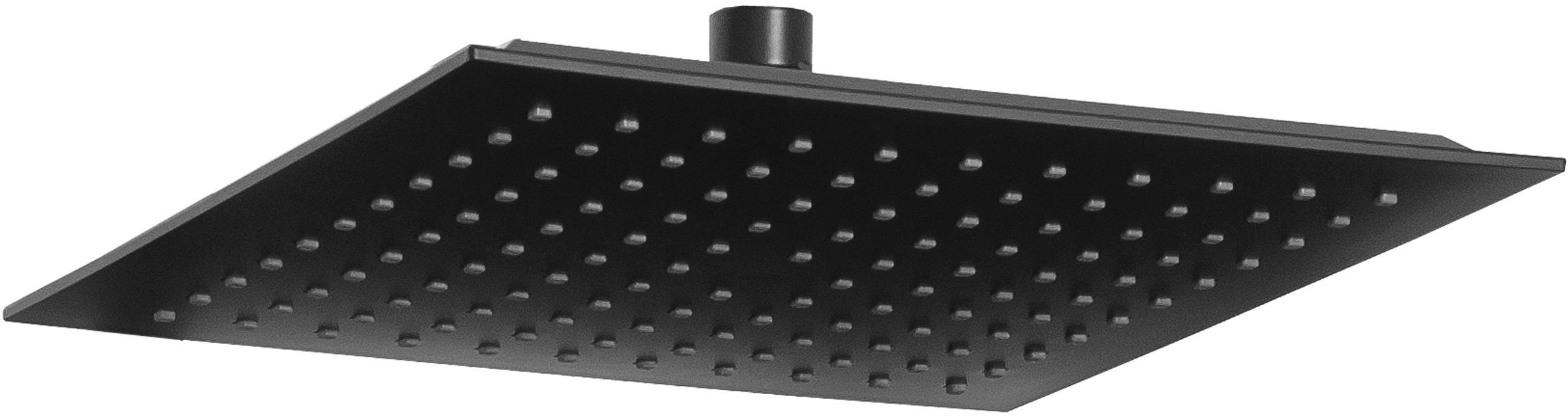 Invena Svart Kopfbrause 25x25 cm quadratisch schwarz SC-D1-076