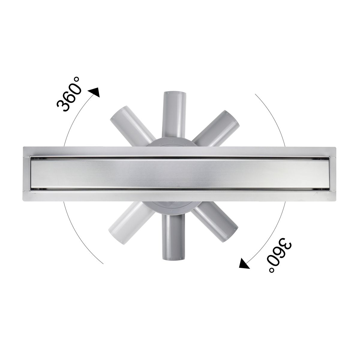 Hagser Iris Duschrinne 100 cm stahl HGR50000030