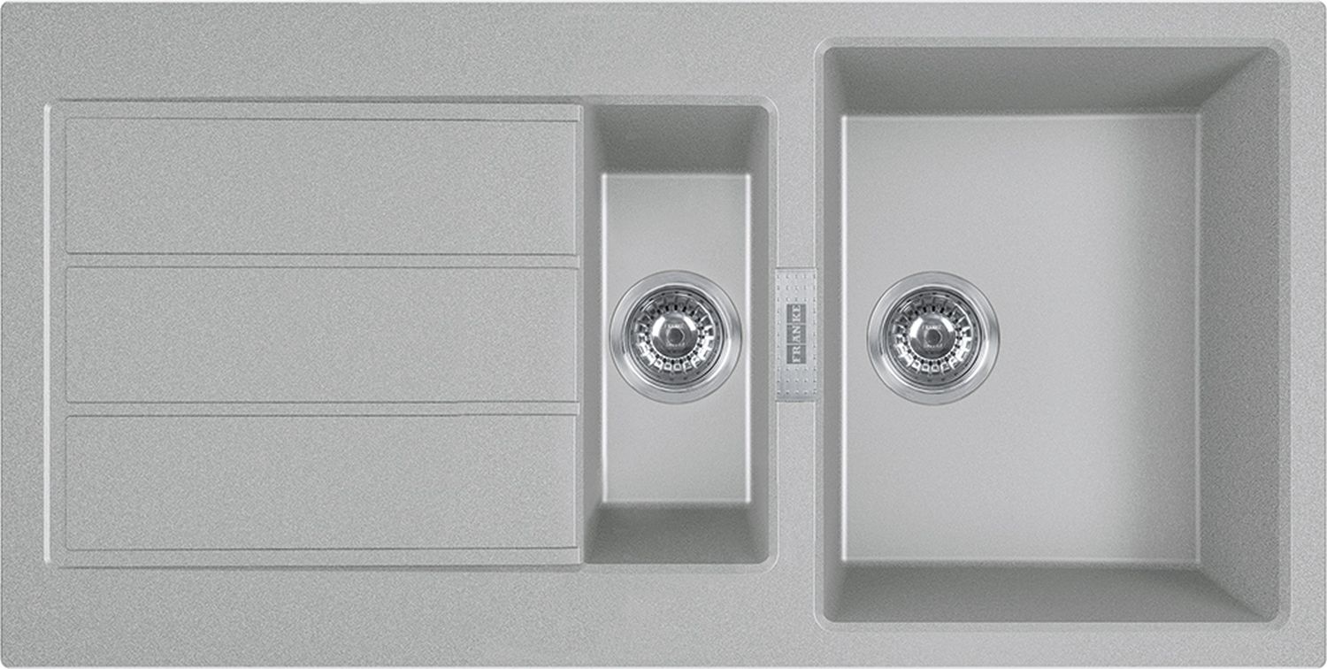 Franke Sirius 2.0 Tektonit-Waschbecken 100x50 cm grau/graphit/onyx 143.0618.682