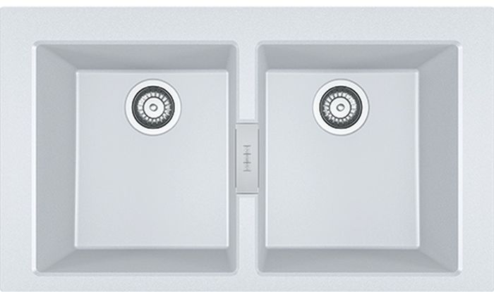 Franke Sirius 2.0 Tektonit-Waschbecken 86x50 cm weiß 143.0618.690