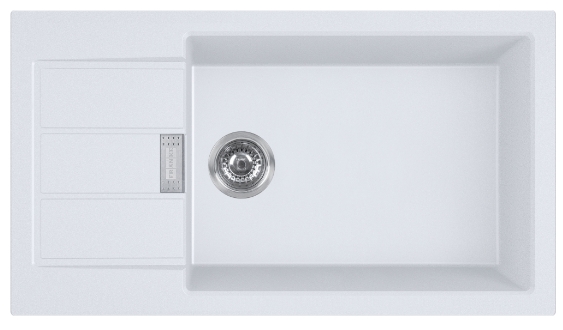 Franke Sirius 2.0 Tektonit-Waschbecken 78x43.5 cm weiß 143.0618.649