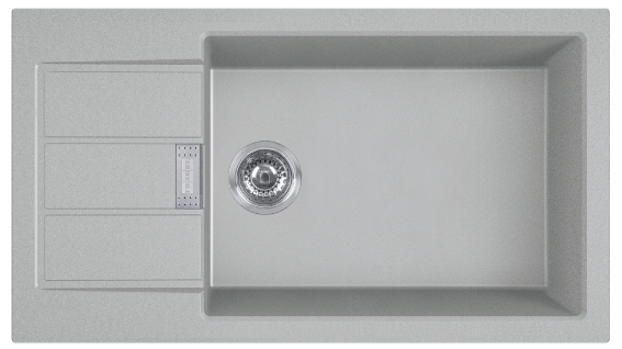 Franke Sirius 2.0 Tektonit-Waschbecken 78x43.5 cm grau/graphit/onyx 143.0618.650