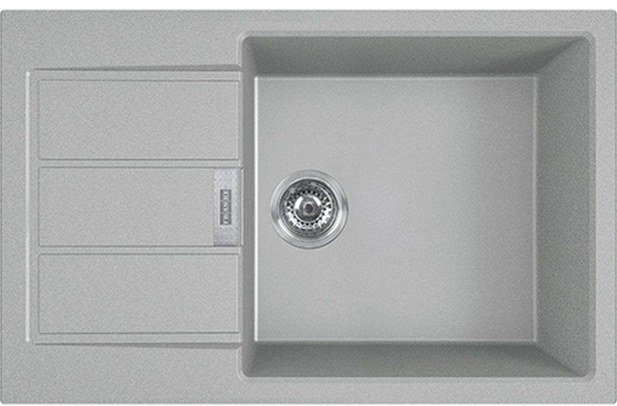 Franke Sirius 2.0 Tektonit-Waschbecken 78x50 cm grau/graphit/onyx 143.0618.641