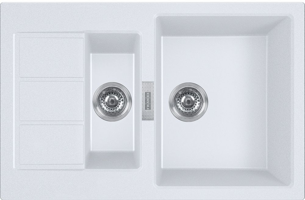 Franke Sirius 2.0 Tektonit-Waschbecken 78x50 cm weiß 143.0618.686