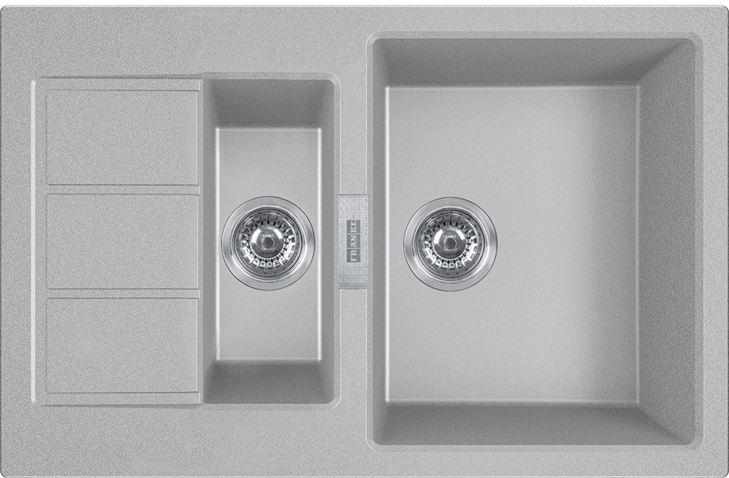 Franke Sirius 2.0 tektonit-waschbecken 78x50 cm grau/graphit/onyx 143.0618.684