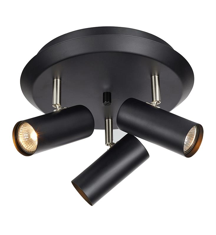 Markslöjd Barcelona Deckenlampe 3x12 W schwarz 107348