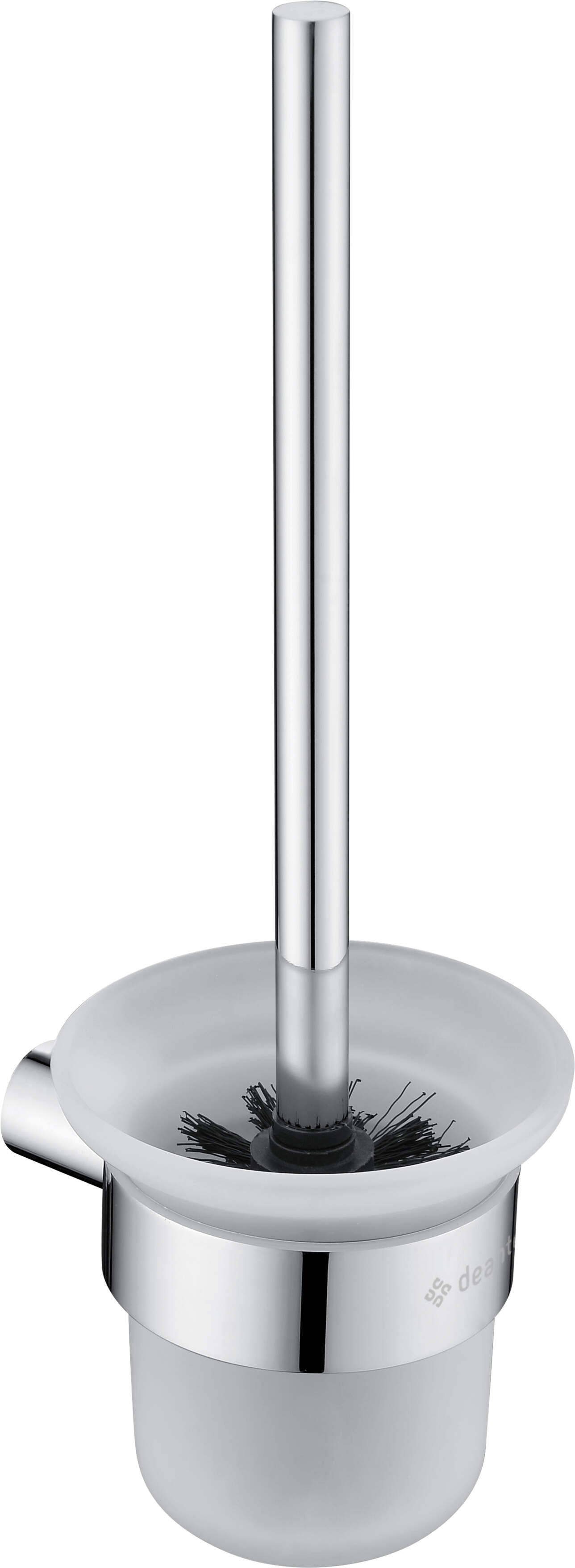 Deante Round Klobürste verschraubt chrom-glas ADR_0711