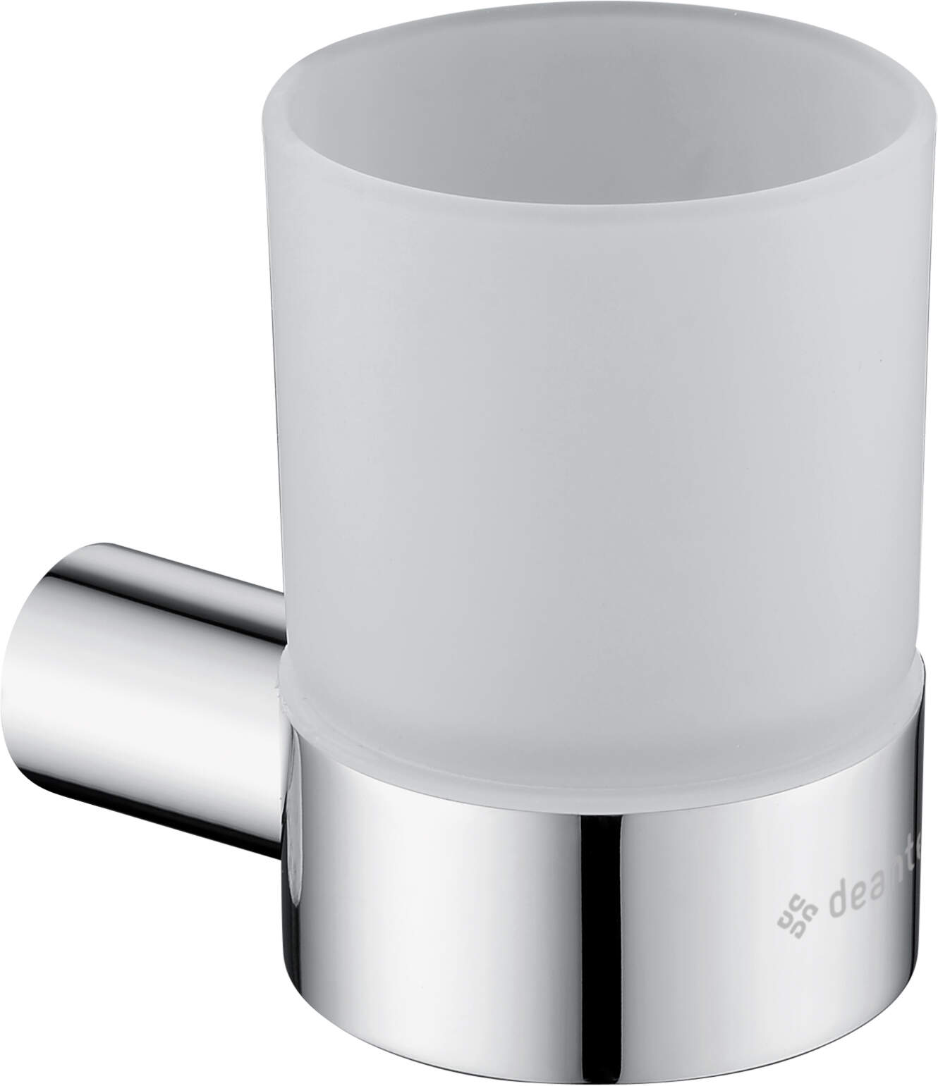Deante Round Zahnputzbecher weiß-chrom ADR_0911