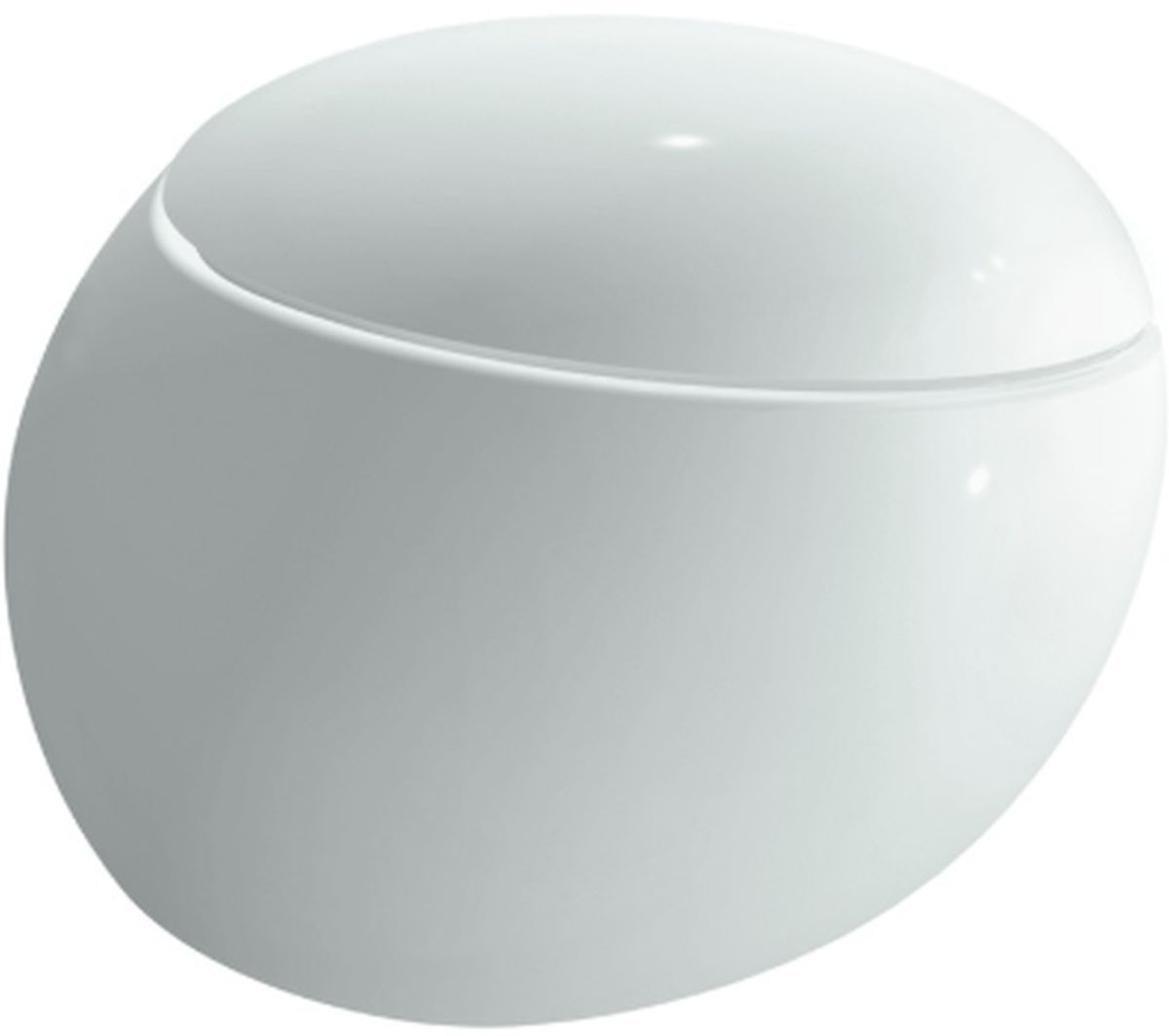 Laufen Alessi One WC-Becken hängend Spülrandlos weiß Glanz H8209714000001