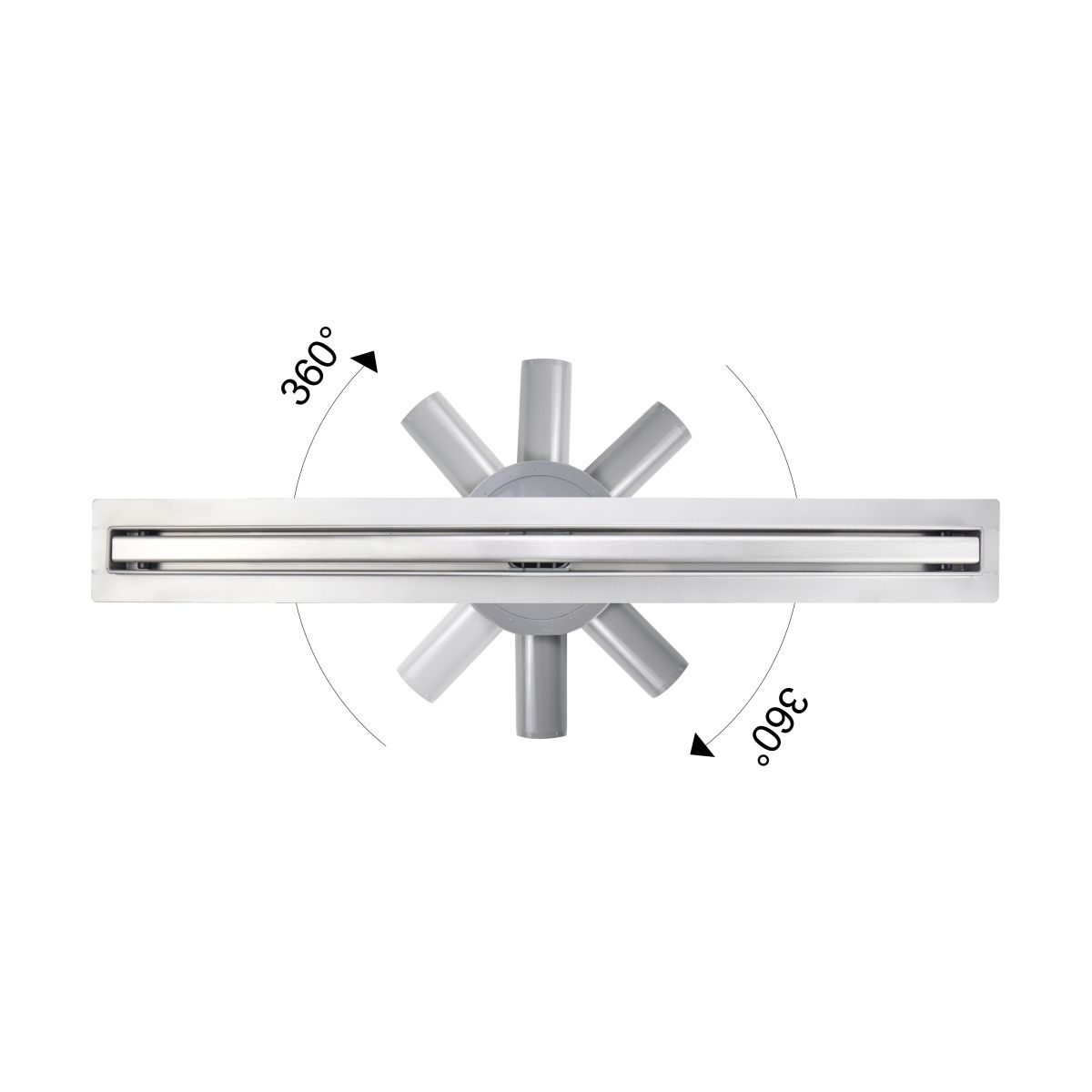 Hagser Iris Slim Duschrinne 70 cm stahl HGR70000030
