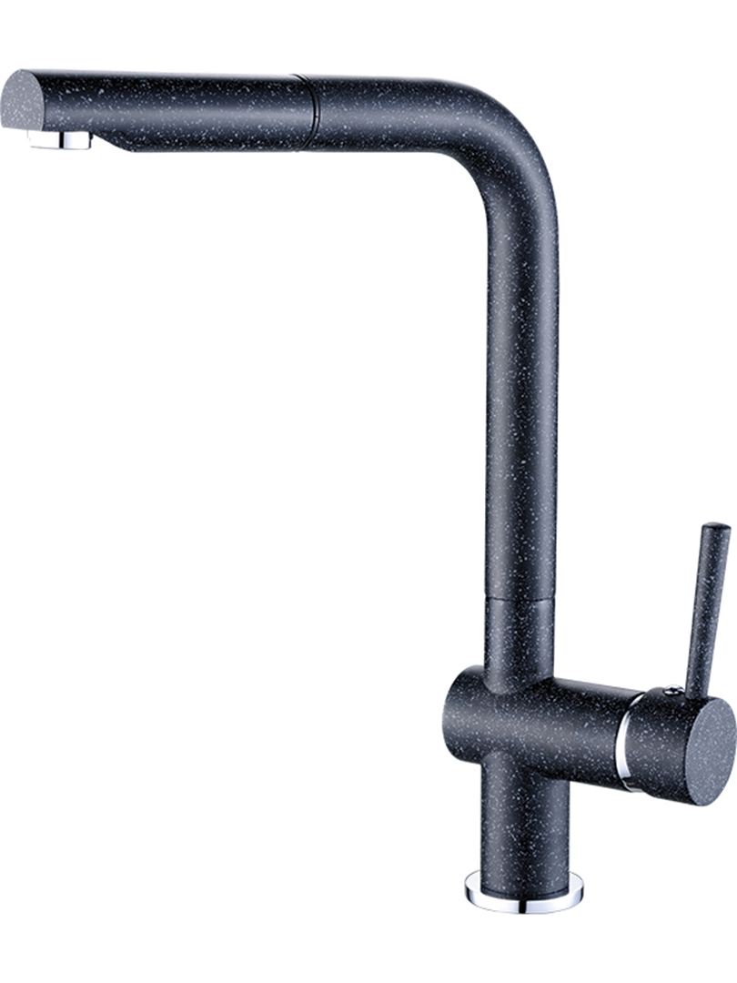 Laveo Luna küchenarmatur stehend schwarz BLZ769D