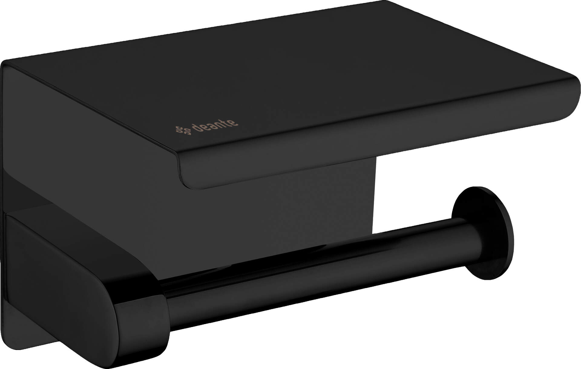 Deante Round Klopapierhalterung schwarz ADR_N221