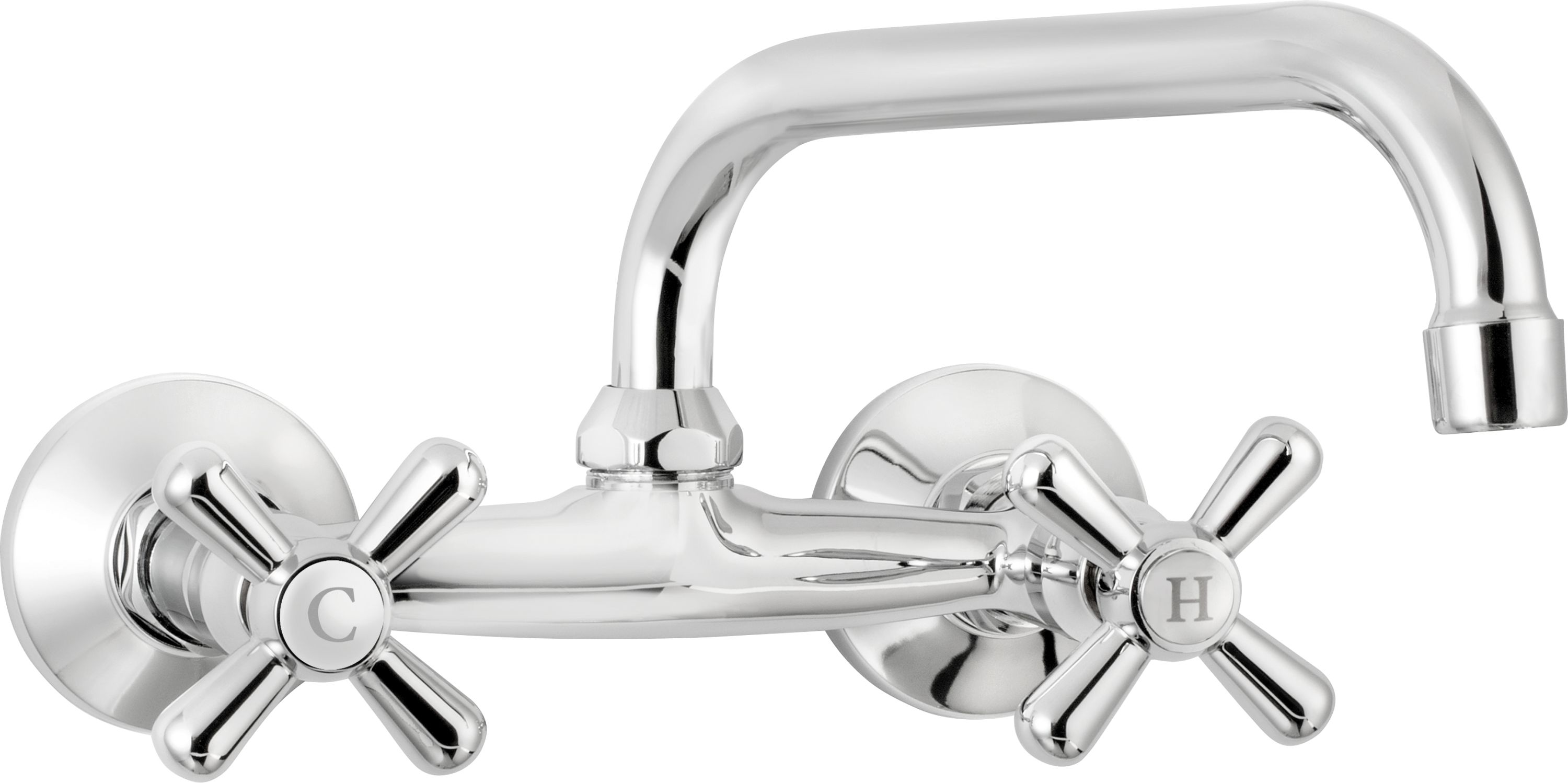 Deante Neo Symetrio Waschtischarmatur Wandmontage chrom BOS_050D