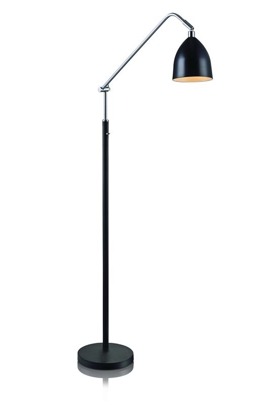 Markslöjd Fredrikshamn Stehlampe 1x40 W schwarz 105023