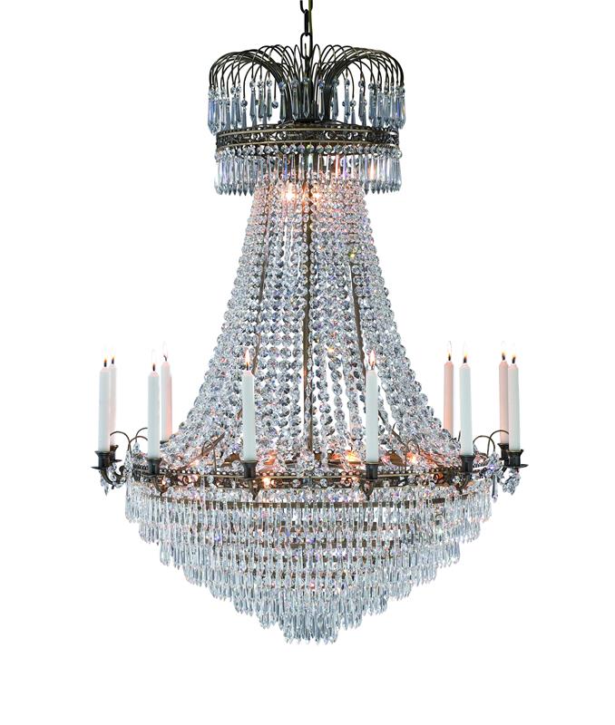 Markslöjd Läckö Pendelleuchte x40 W messing-diamant 100667