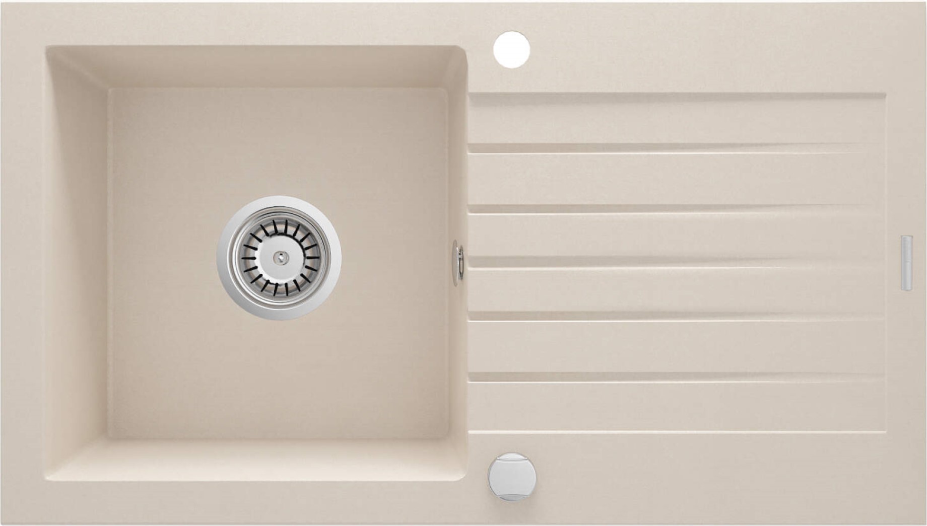 Deante Zorba Granitspüle 76x44 cm beige ZQZ_5113