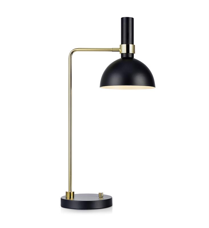 Markslöjd Larry Tischlampe 1x60 W schwarz-gold 106973