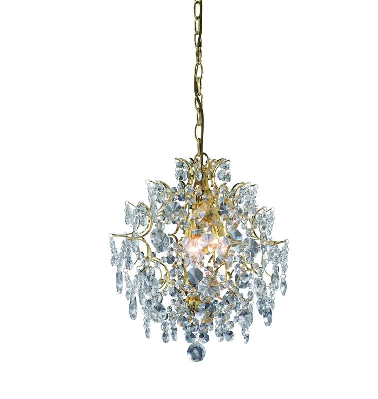 Markslöjd Rosendal Pendelleuchte 3x40 W transparent-gold 100524