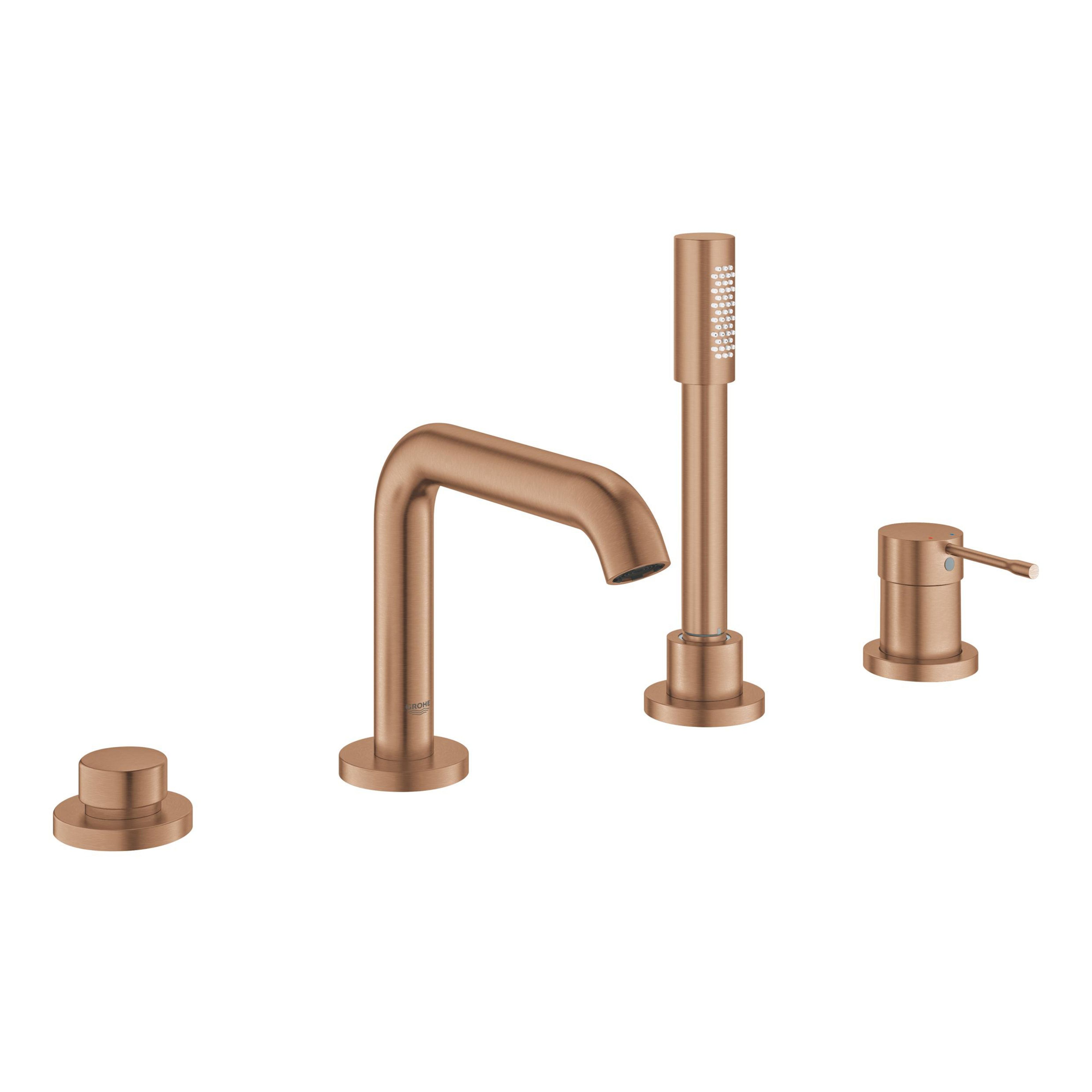 Grohe Essence Badewannen- und Duscharmatur awannenmontiert Brushed Warm Sunset 19578DL1