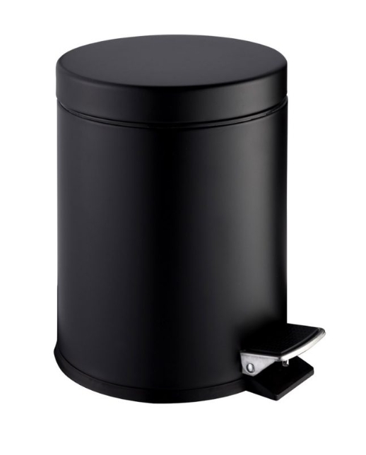 Stella Standard Papierkorb 5 l schwarz 20.005-MB