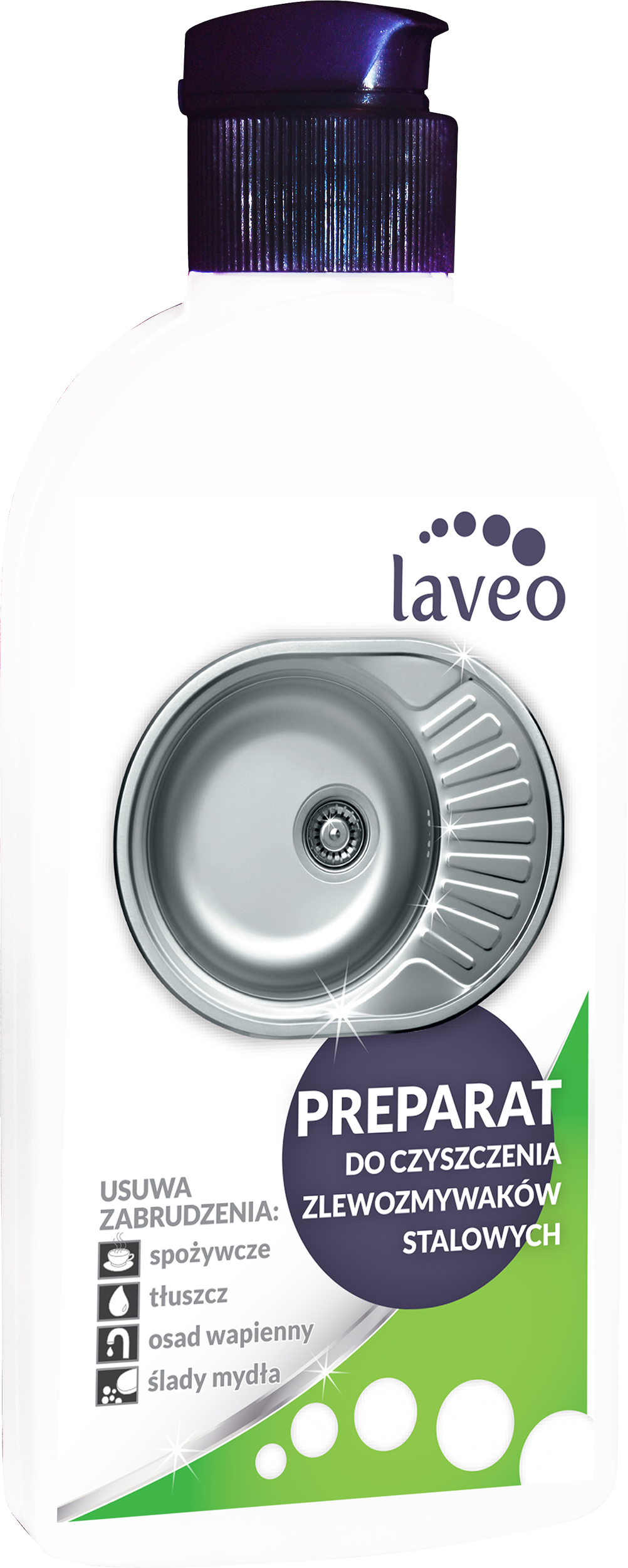 Laveo Reinigungsmittel für Stahlspülen 250 ml OKT040T