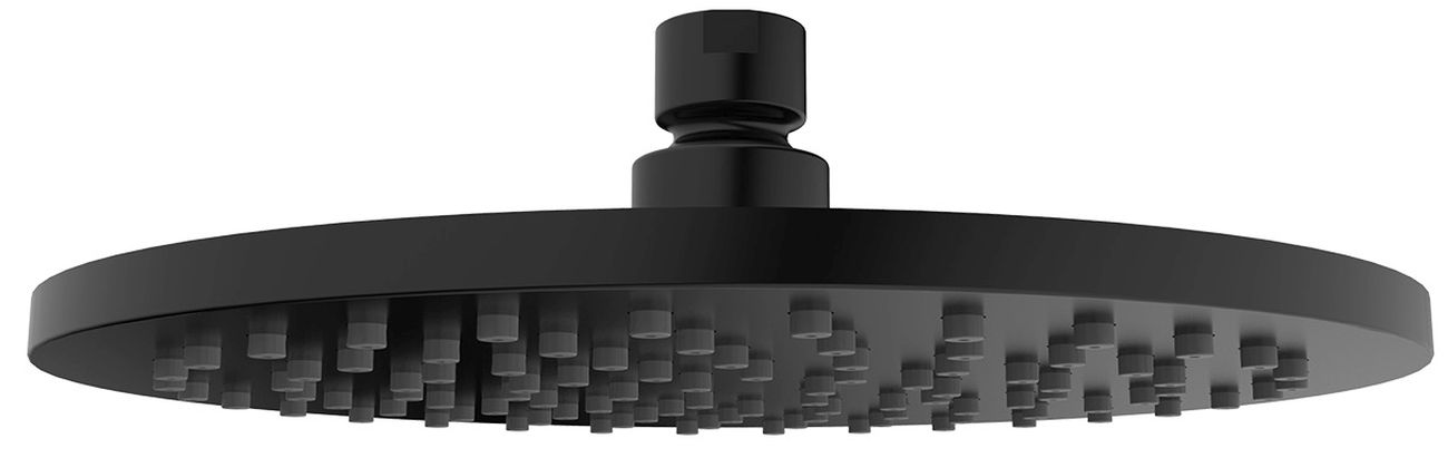 Omnires SlimLine Kopfbrause 20x20 cm rund schwarz WG120BL