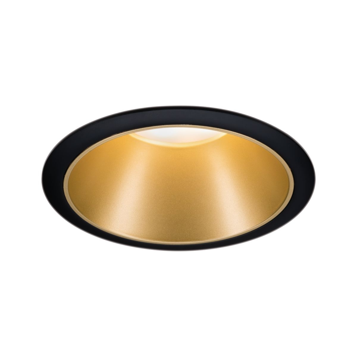 Paulmann Cole Coin Eingebaute Lampe 1x6.5 W schwarz-gold 93403