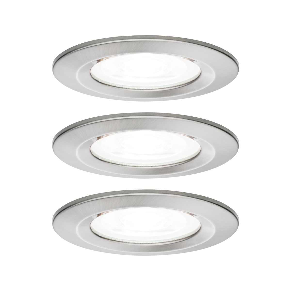 Paulmann Nova Eingebaute Lampe 3x6.5 W eisen 92979
