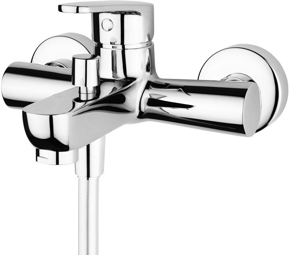 Hagser Della Badewannen- und Duscharmatur Wandmontage chrom HGR30000034